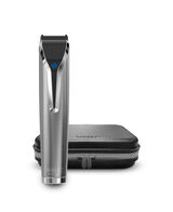 Waterproof Lithium-Ion Stainless Steel Grooming Kit with Bonus Storage Case - Silver