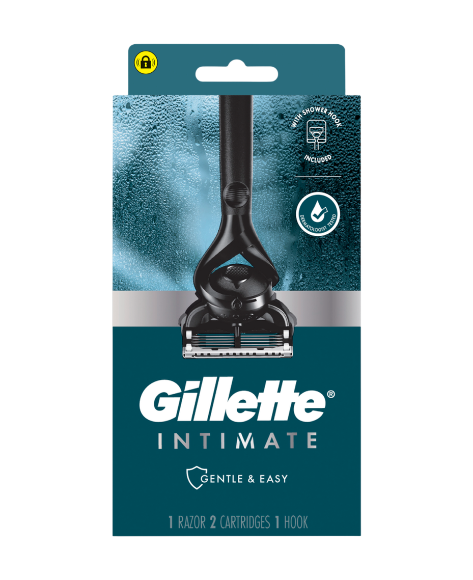Gillette Intimate Razor Handle Gillette | Intimate Razor with Blades Refill 2 Pack | Shaver Shop