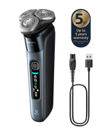 Series i9000 Wet & Dry Electric Shaver with Quick Clean Pod & Charging Stand