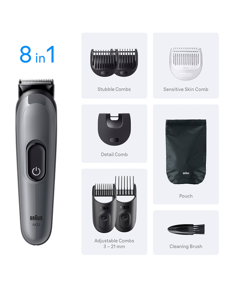 Series 3 8-in-1 All-in-One Grooming Kit