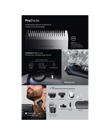 Series 7 Waterproof Beard Trimmer with 10 Barbering Tools & Accessories