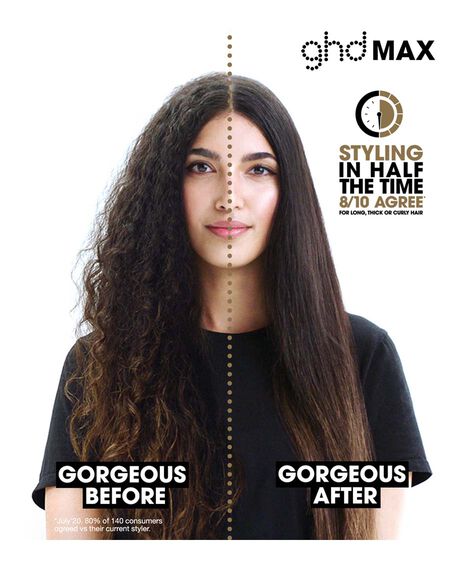 max wide plate hair straightener limited edition gift set