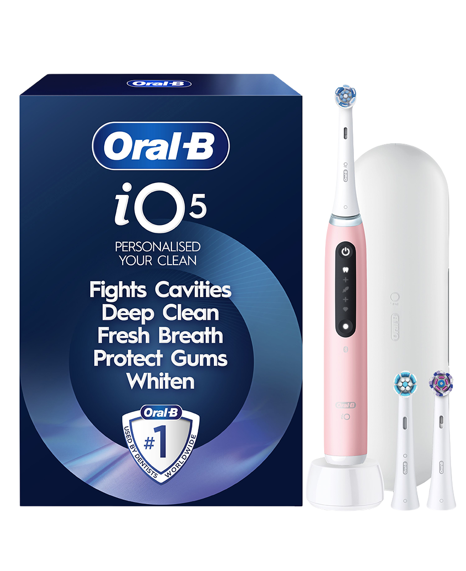 Oral-B | iO5 Electric Toothbrush - Blush Pink | Shaver Shop