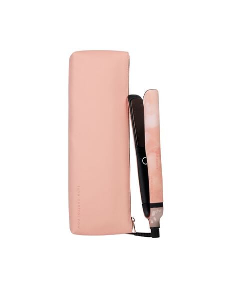 platinum+ hair straightener in pink peach – limited edition