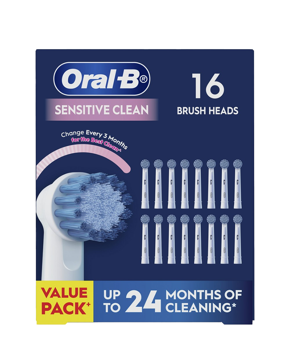 *ORAL B SENSITIVE CLEAN REFILL BRUSH HEADS 8 PACK main image 1