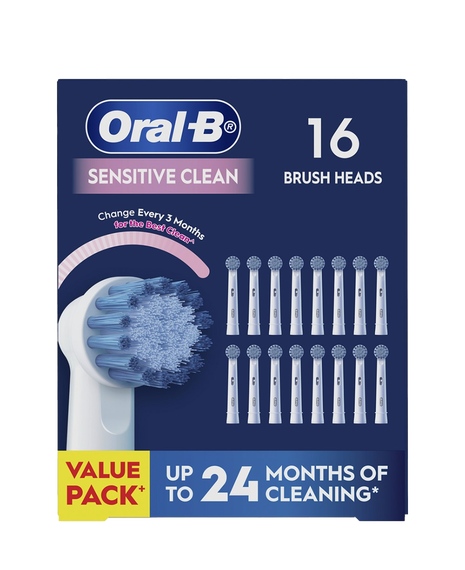 Sensitive Clean Brush Head Refills 16 Pack