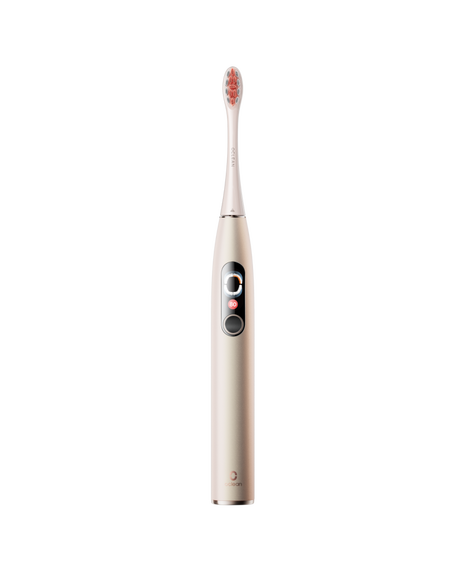 X Pro Digital S Sonic Electric Toothbrush - Gold with 4 Replacement Brush Head Refills