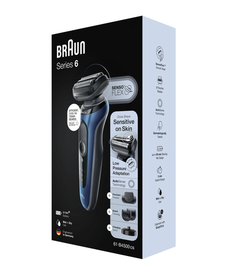 Series 6 Wet & Dry Electric Shaver with Beard Trimmer Head