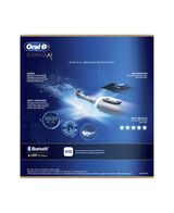 Genius AI Electric Toothbrush with 3 Replacement Heads & Smart Travel Case, White