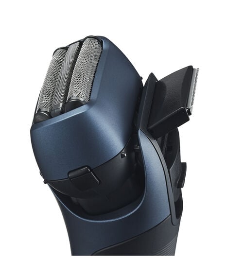 3-Blade Wet & Dry Electric Shaver with 8D Flex Head - Blue