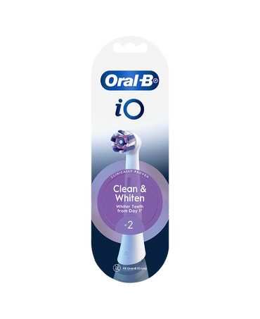 iO Clean & Whiten Brush Head Refills 2 Pack - White