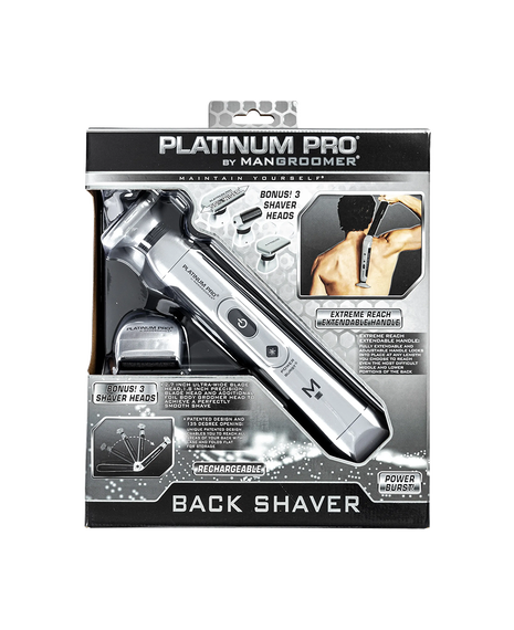 Platinum Pro Back Shaver with 3 Attachments