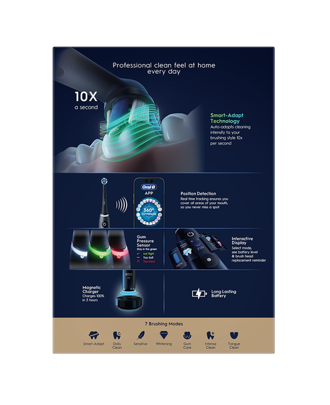 iO9 Electric Toothbrush with Travel Case