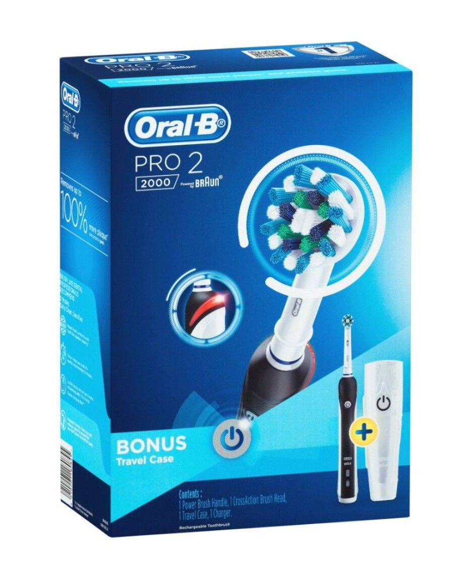 oral b pro 2 2000 black