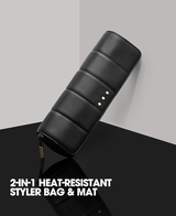 Heat-Resistant Hair Straightener Bag & Mat