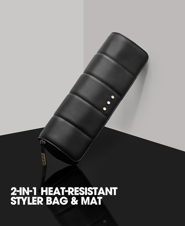 Heat-Resistant Hair Straightener Bag & Mat