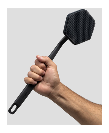 Back Scrubber & Hook Set - Charcoal