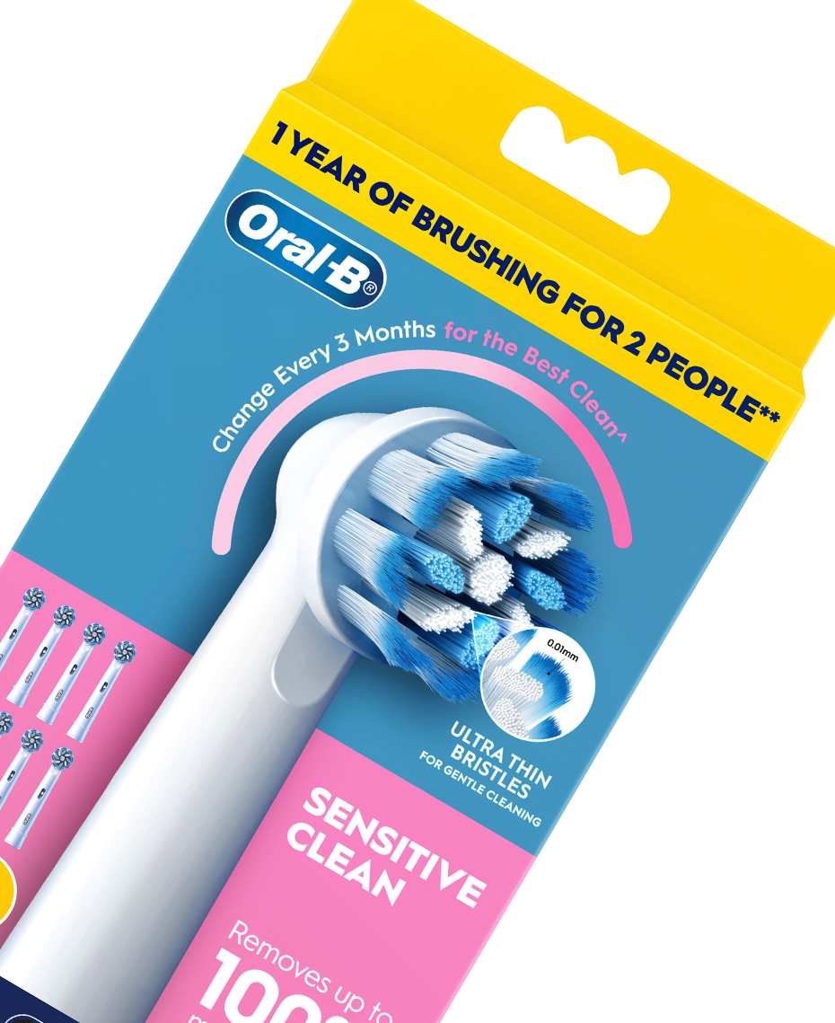 Sensitive Clean Brush Head Refills 8 Pack