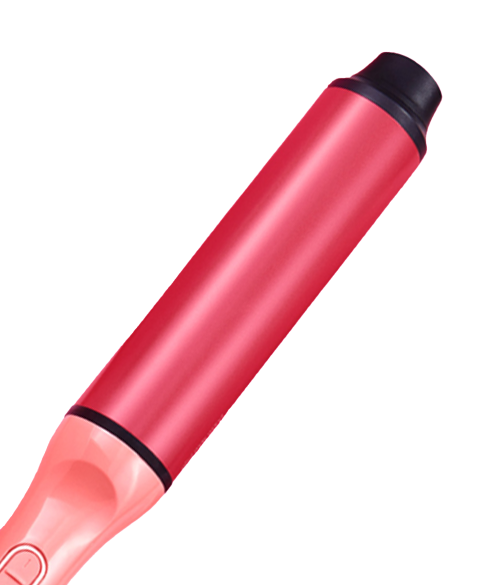 Chronos Curve Max Wand Hair Curler in Candy Coral - Limited Edition