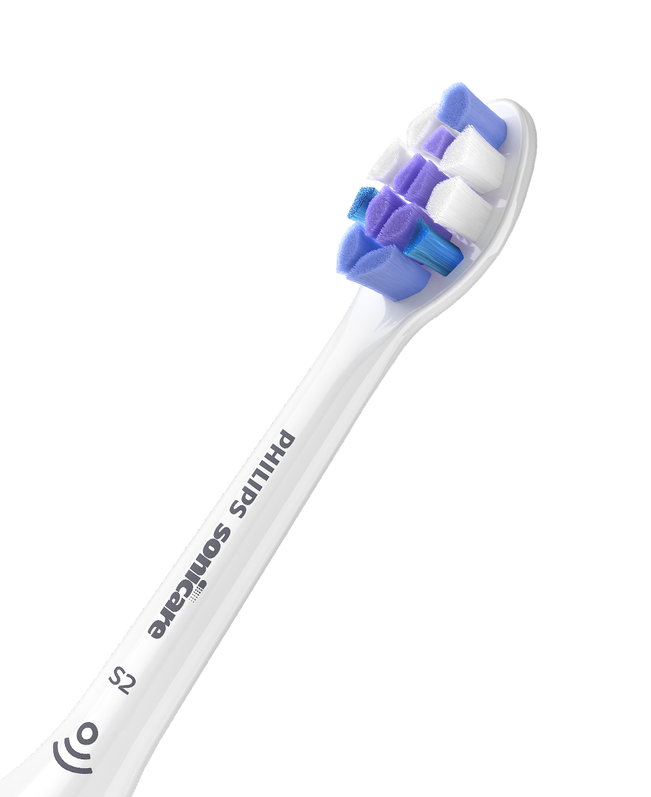 Sonicare S2 Sensitive Brush Head Refills 2 Pack - White