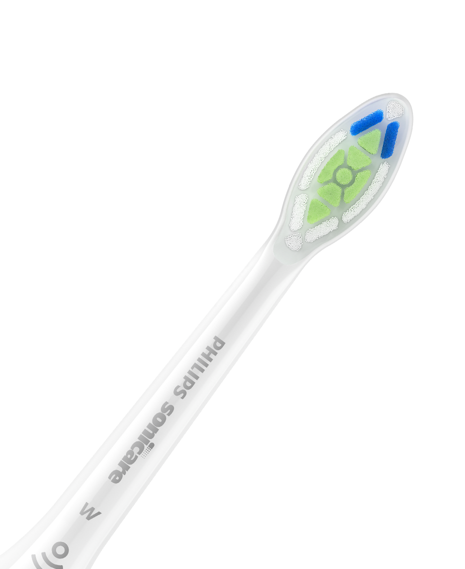 Sonicare W2 Optimal White Brush Head Refills 6 Pack - White